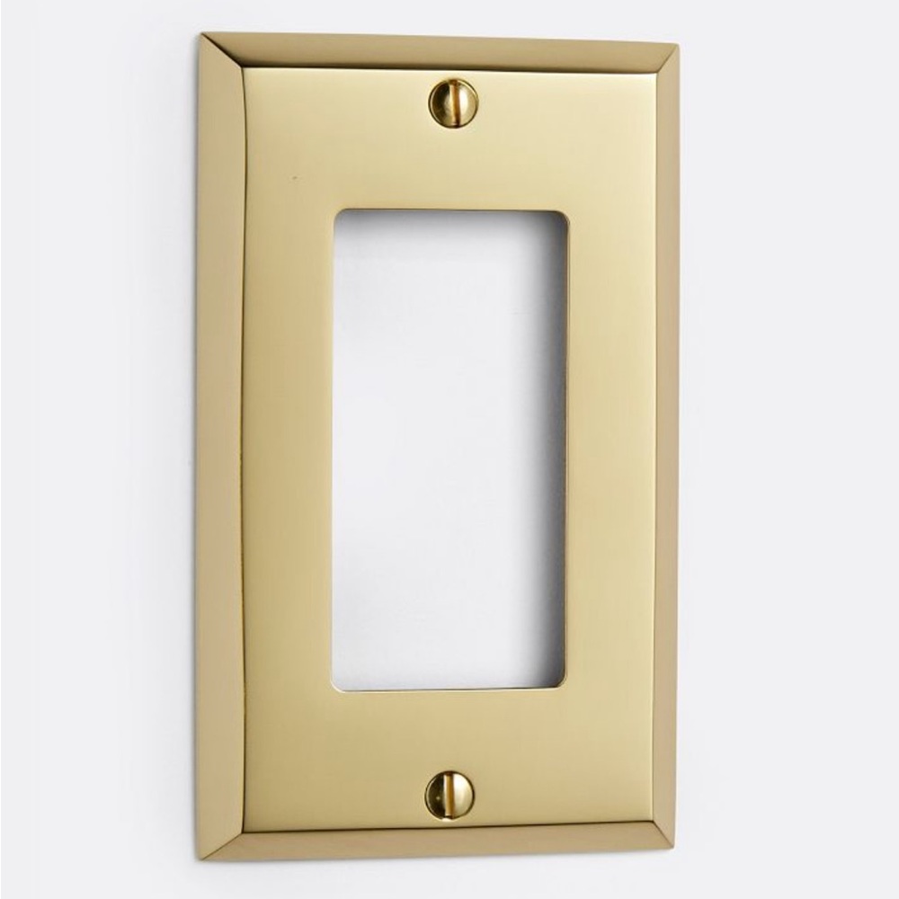 Rejuvenation brass faceplate
